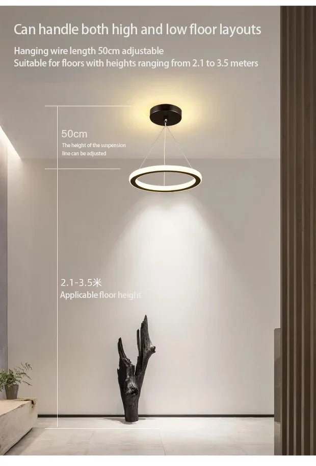 Three Colour LED Ceiling Chandelier