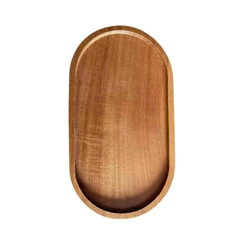 Wooden Serving Trays Oval Wood Tray Platters for Serving