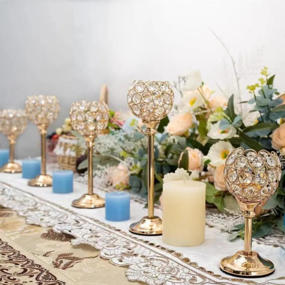 Crystal Tealight Candle Holders