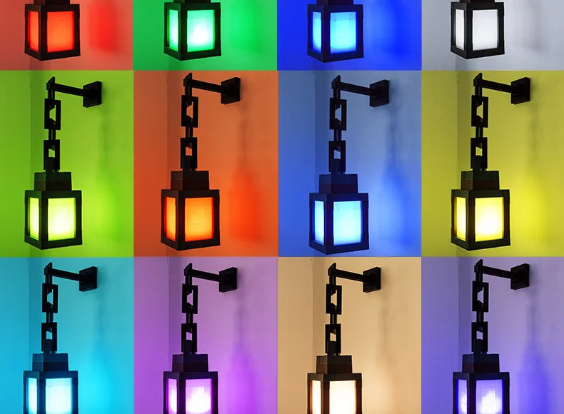 Pixel Style Night Light Lantern