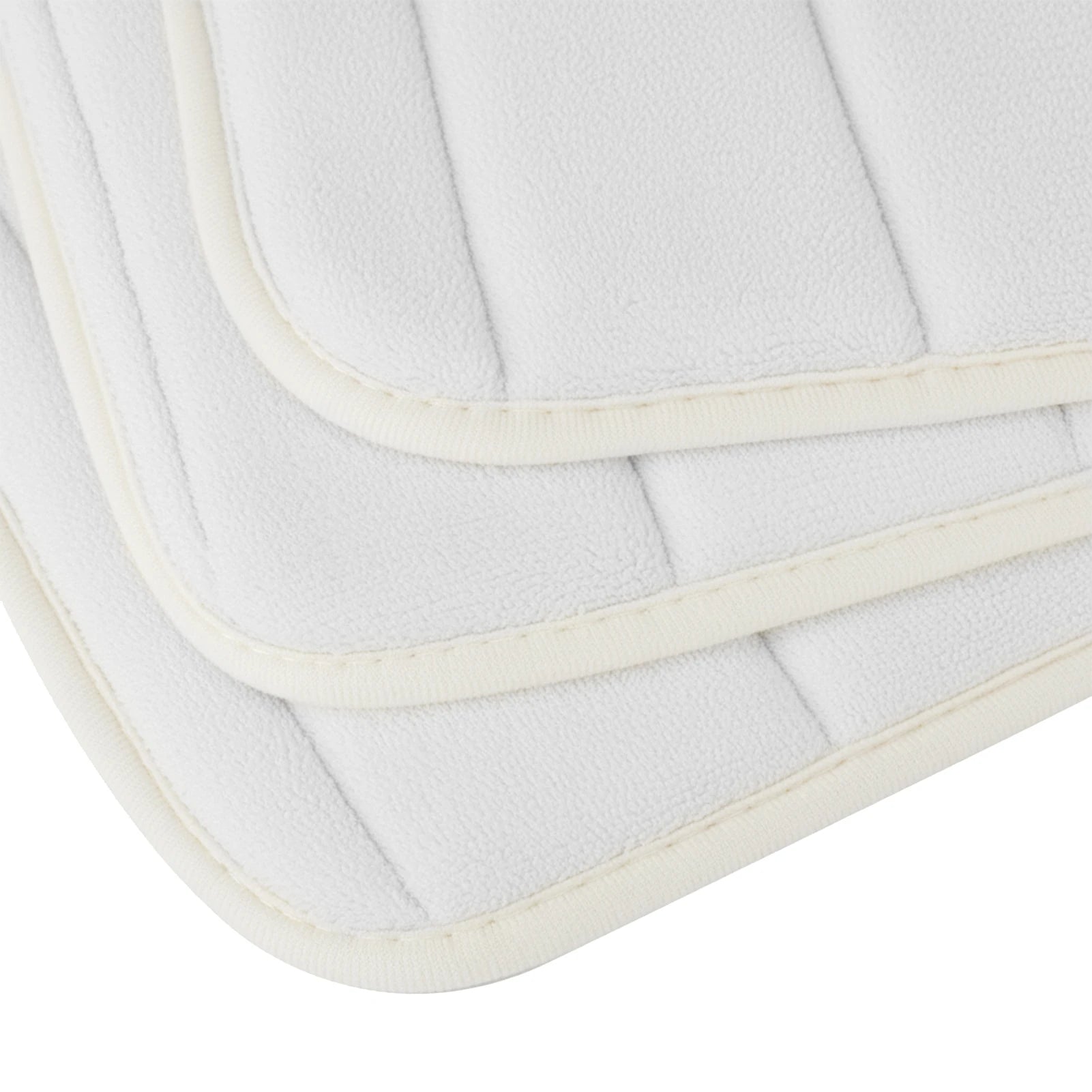 Velvet Memory Foam Bathroom Rug Set Of 3 Water Absorption Non Slip