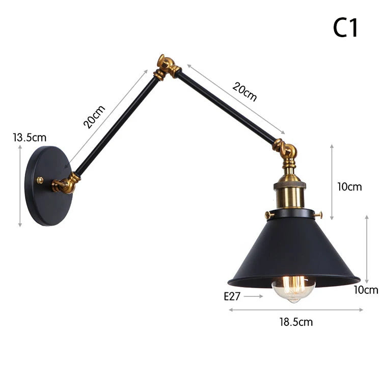 Minimalist Bedroom Wall Reading Lamp