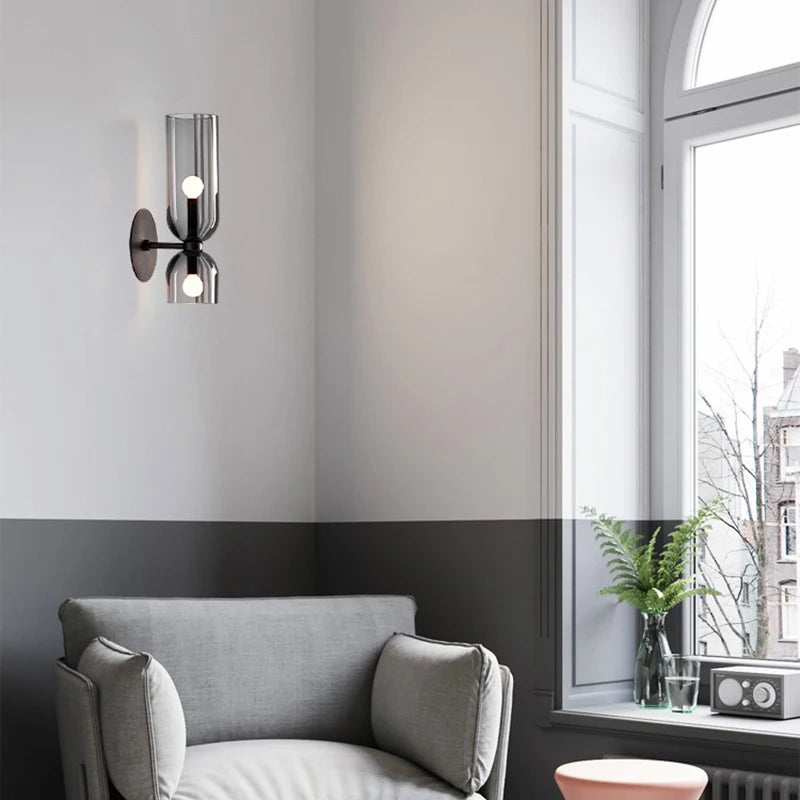 Nordic Minimalist Glass Wall Lamp