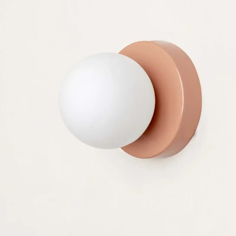 Mini Glass Macaron Wall Sconce