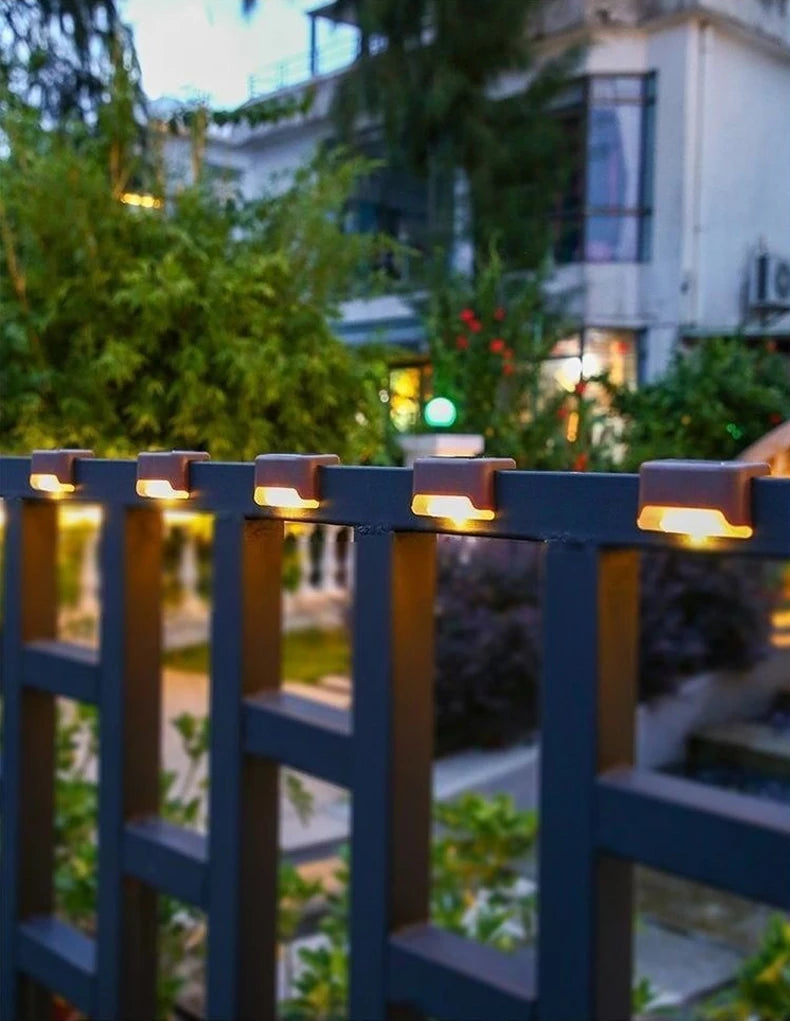 1/4/8/12/pcs Solar LED Lights Outdoor Garden Light Deck Lamp Solar