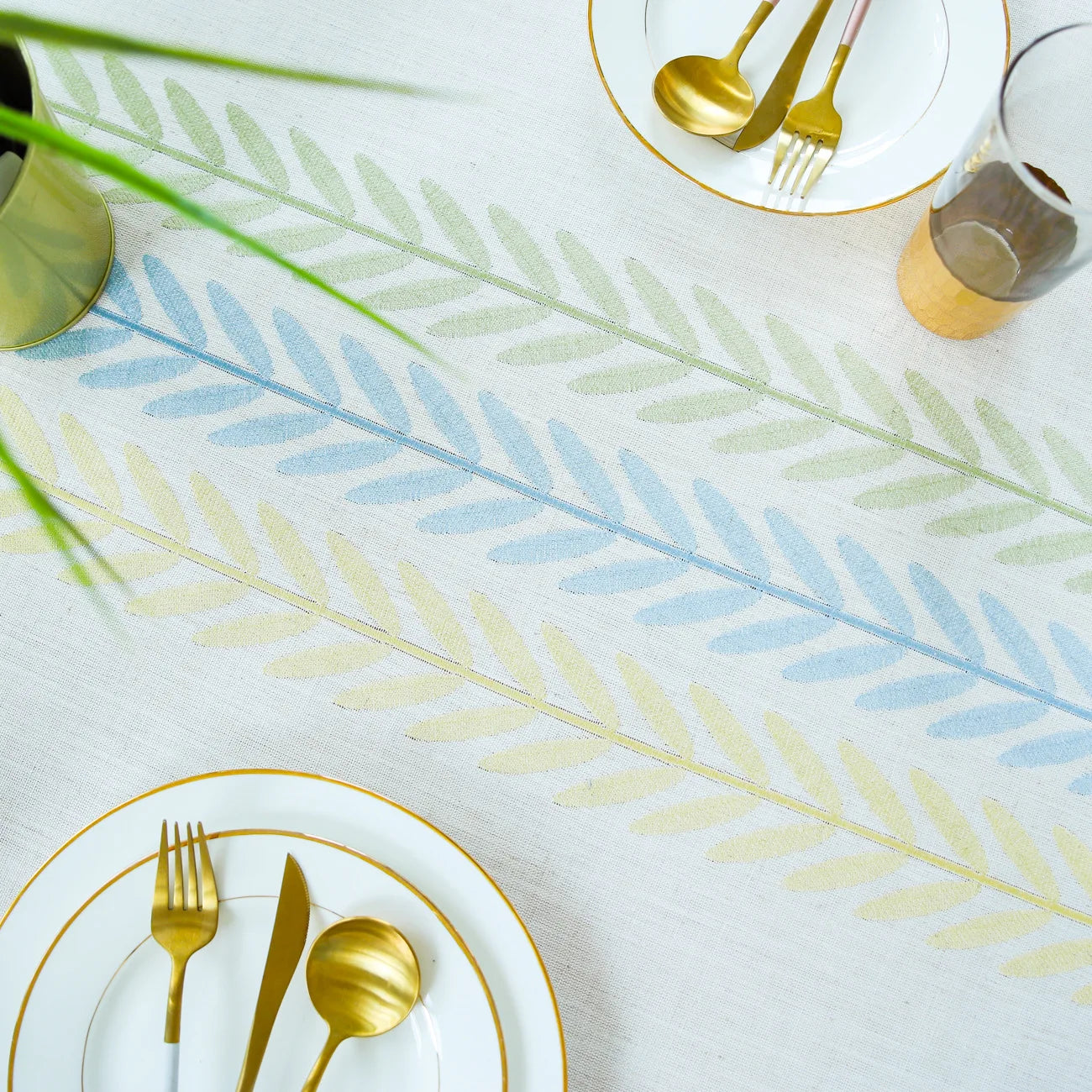 Nordic Style Tassels Cotton Linen Tablecloth,Modern Simplicity