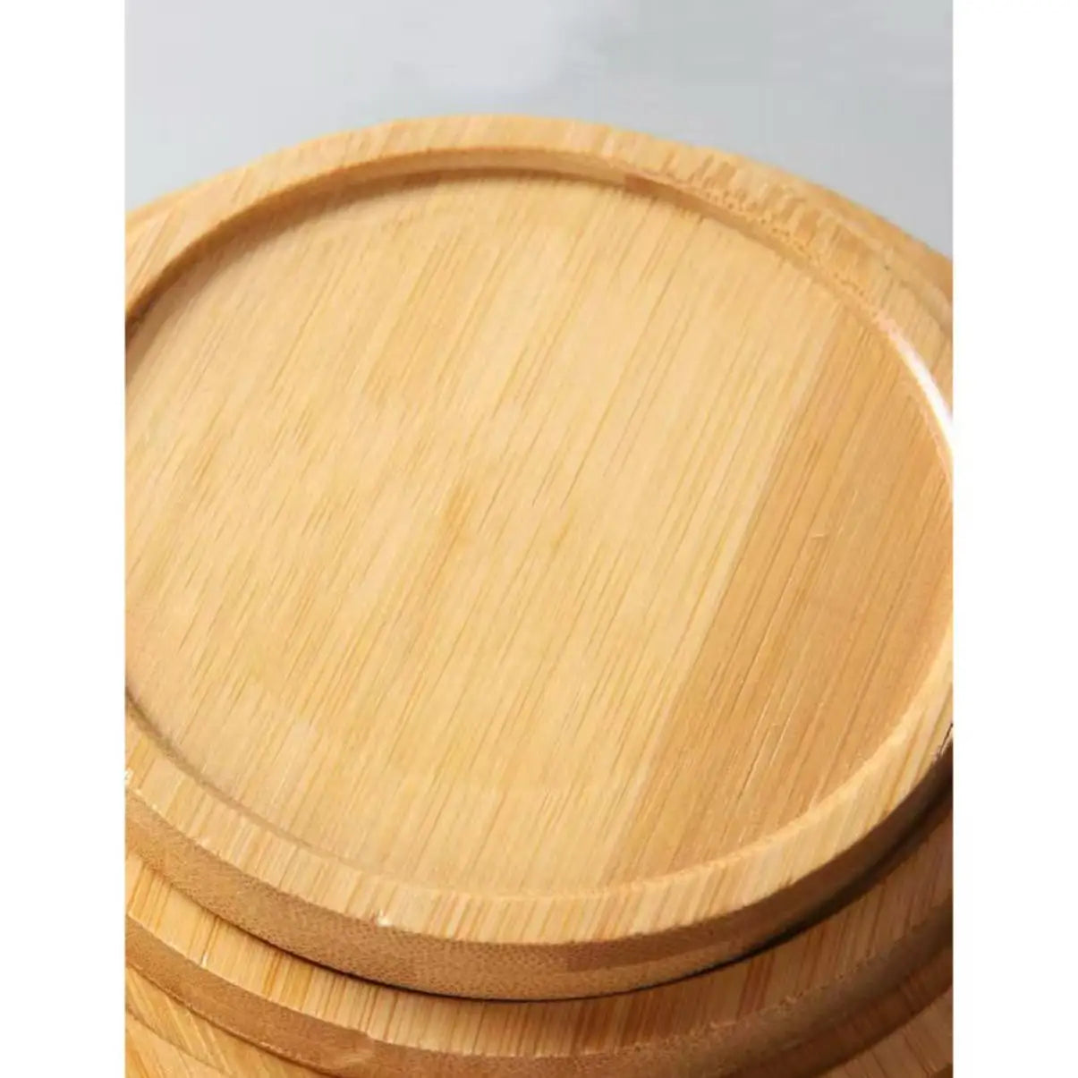 Bamboo Bathroom Organiser Tray Set