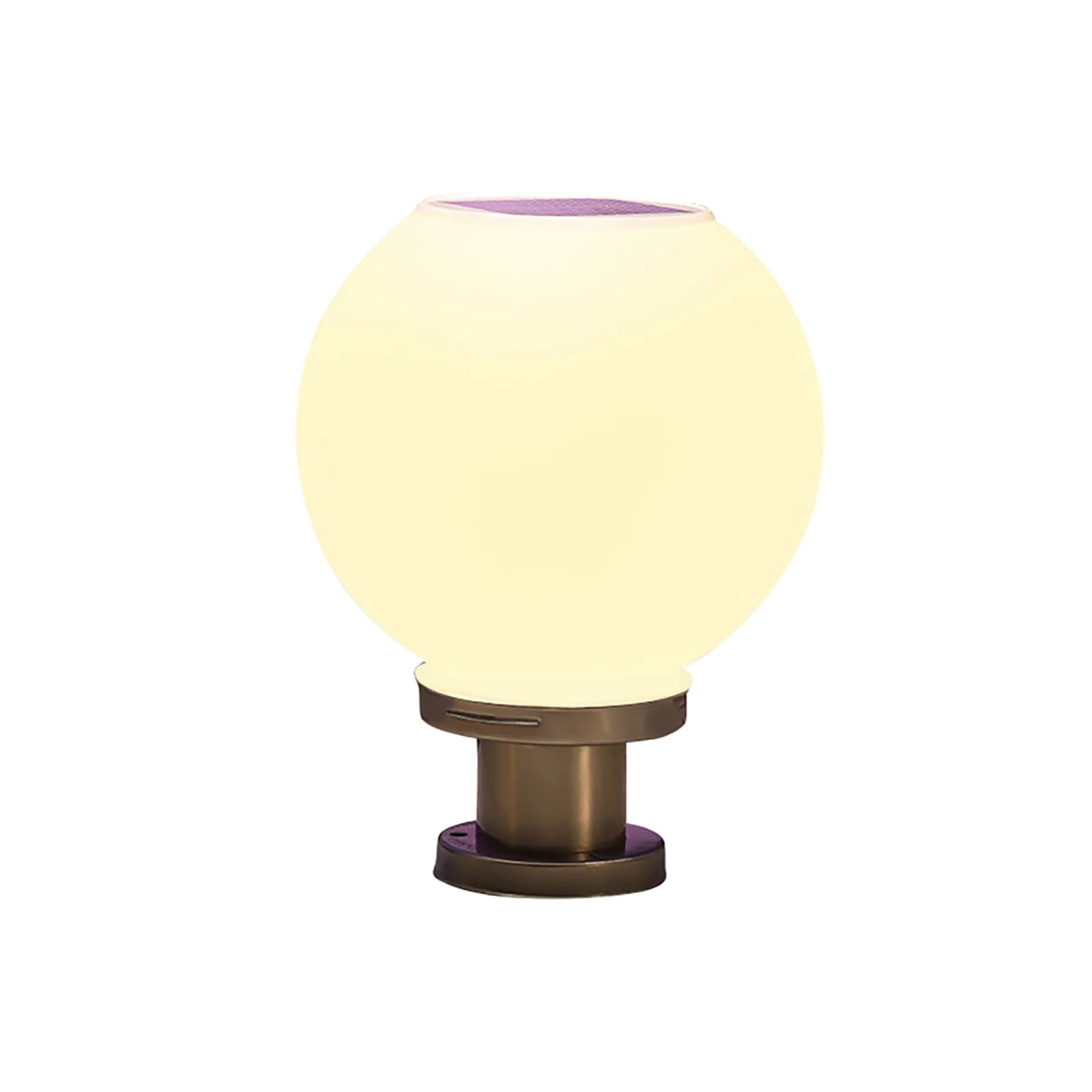 Solar Light Outdoor Fixtures Courtyard Garden Lawn Street Lights Round