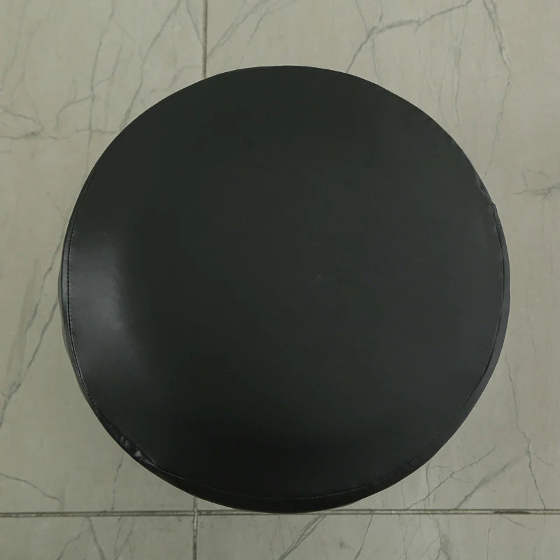 Stretch PU Leather Ottoman Cover