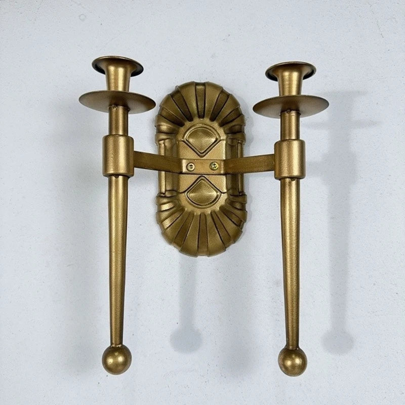 Sophisticated Wall Mount Holder European Antique Hanging Candlestick