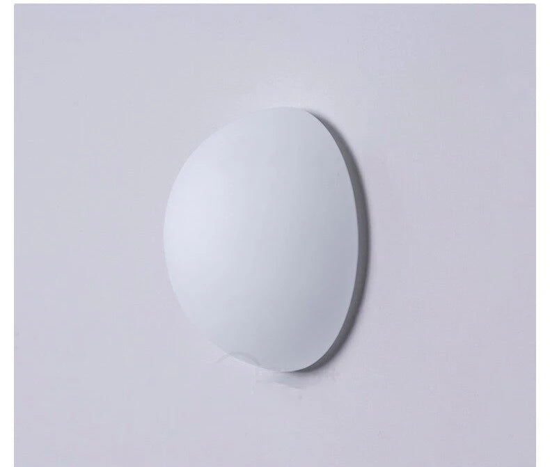 French Bauhaus Glass Ball Wall Lamp