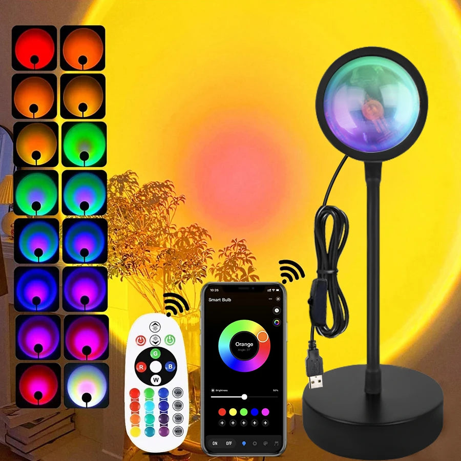 Tuya USB Sunset Projector