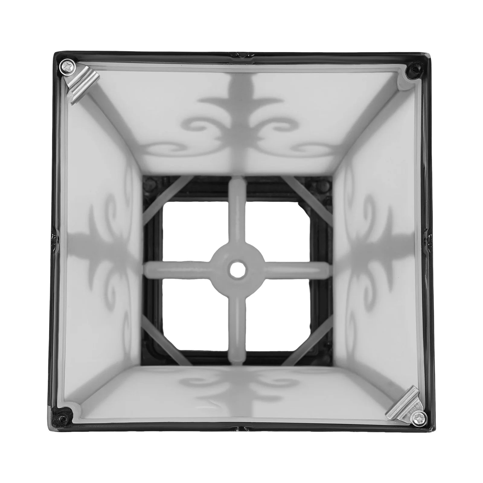 85-265V Outdoor Solar Post Light,Modern Post Light, Solar Powered &