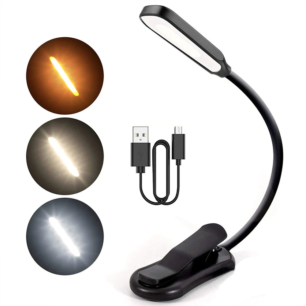 Rechargeable Clip On Book Light
