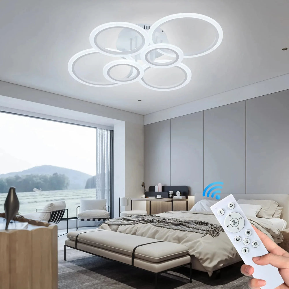 Modern LED Ring Chandelier