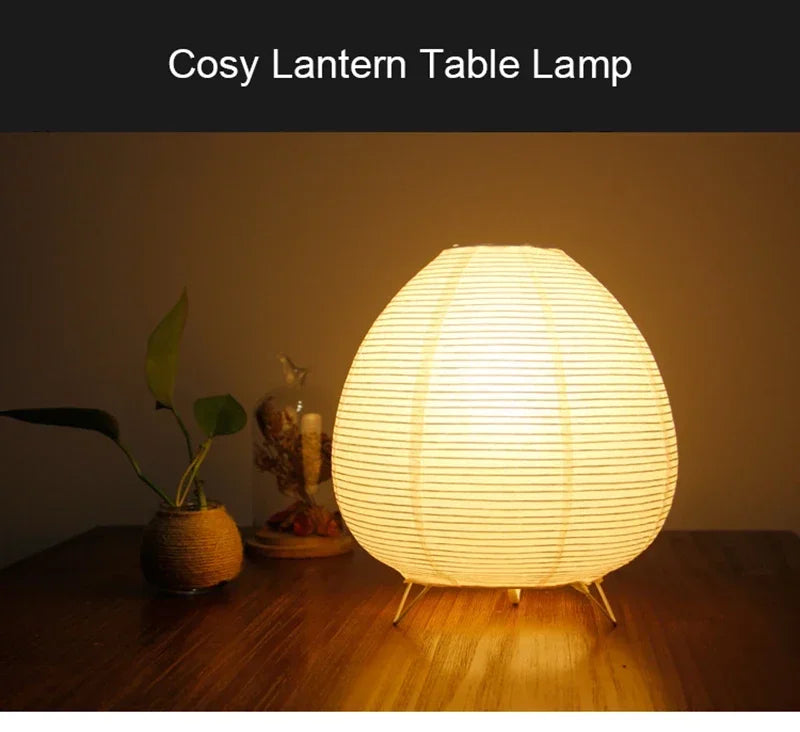 Japanese Rice Paper Lantern Lamp