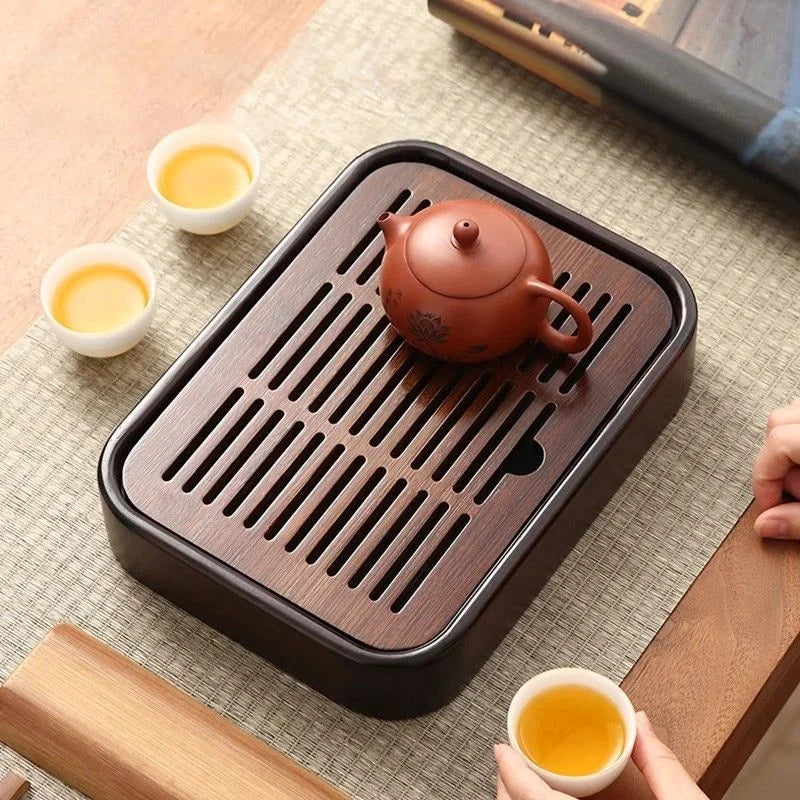 Bamboo Draining Tea Tray