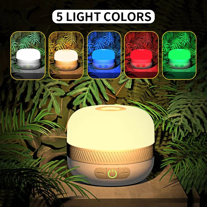 NATFIRE LV10 Camping Light USB C Rechargeable 230 Hours With 5 Colors