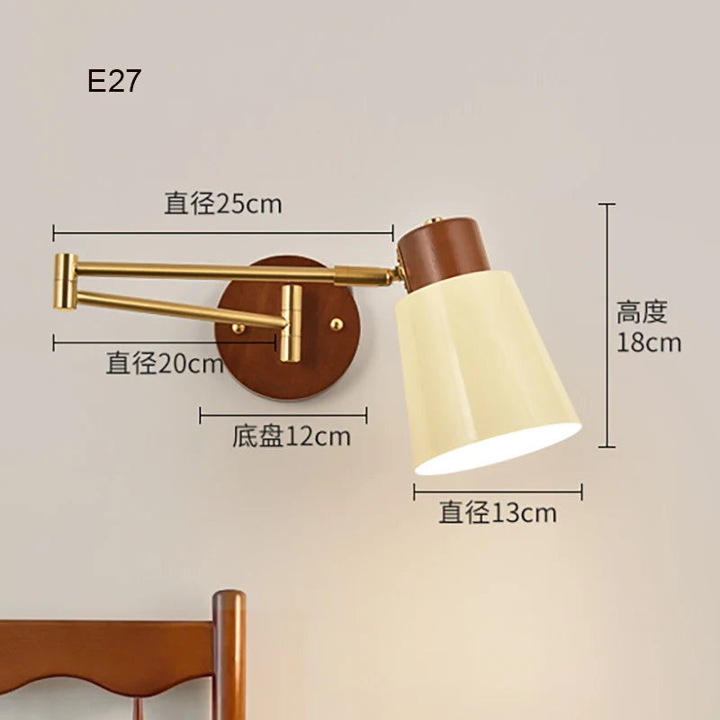 Telescopic Push Pull Wall Lamp