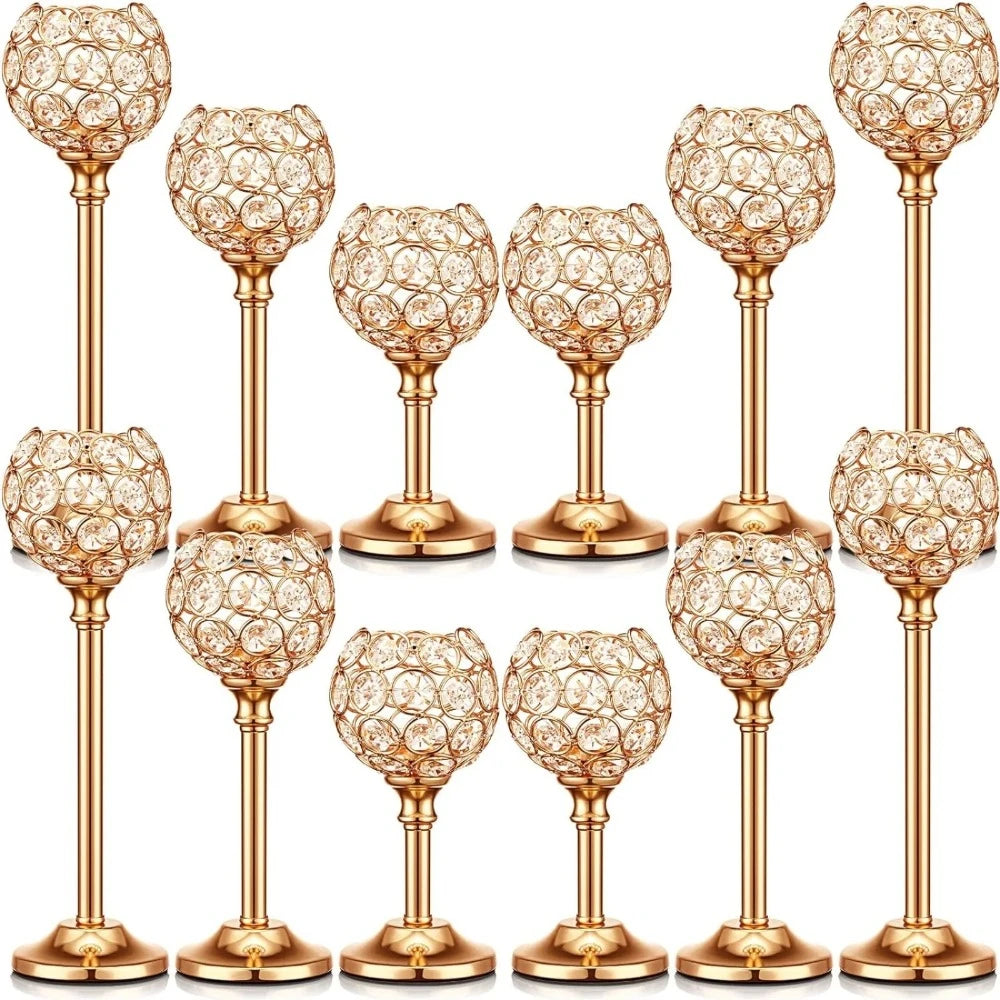 Crystal Tealight Candle Holders