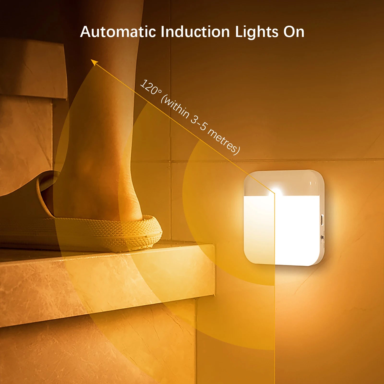 Rechargeable Motion Sensor Lantern Light