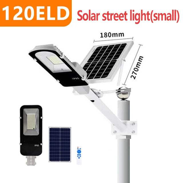 200W Powerful Solar Light Outdoor Solar Street Light 6000mah Waterproof