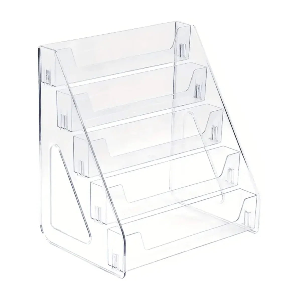3/5-layer CD rack, album display rack, transparent storage rack for records,  and tapes, multifunctional counter display rack