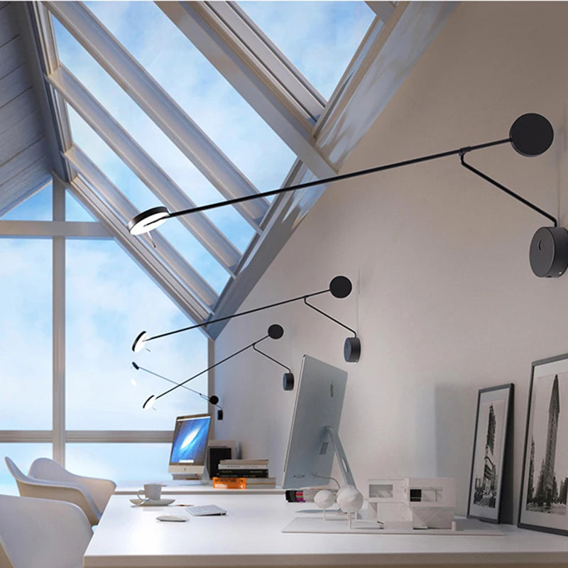 Long Arm Swing Wall Lamp