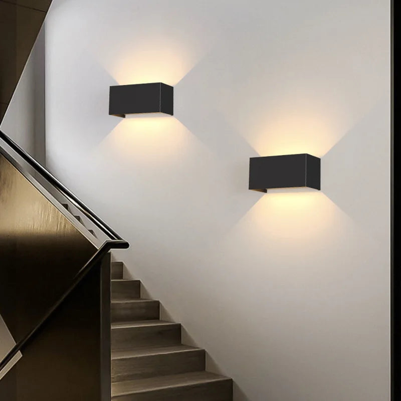 Nordic modern wall light 12W 24W IP65 waterproof LED lamps indoor