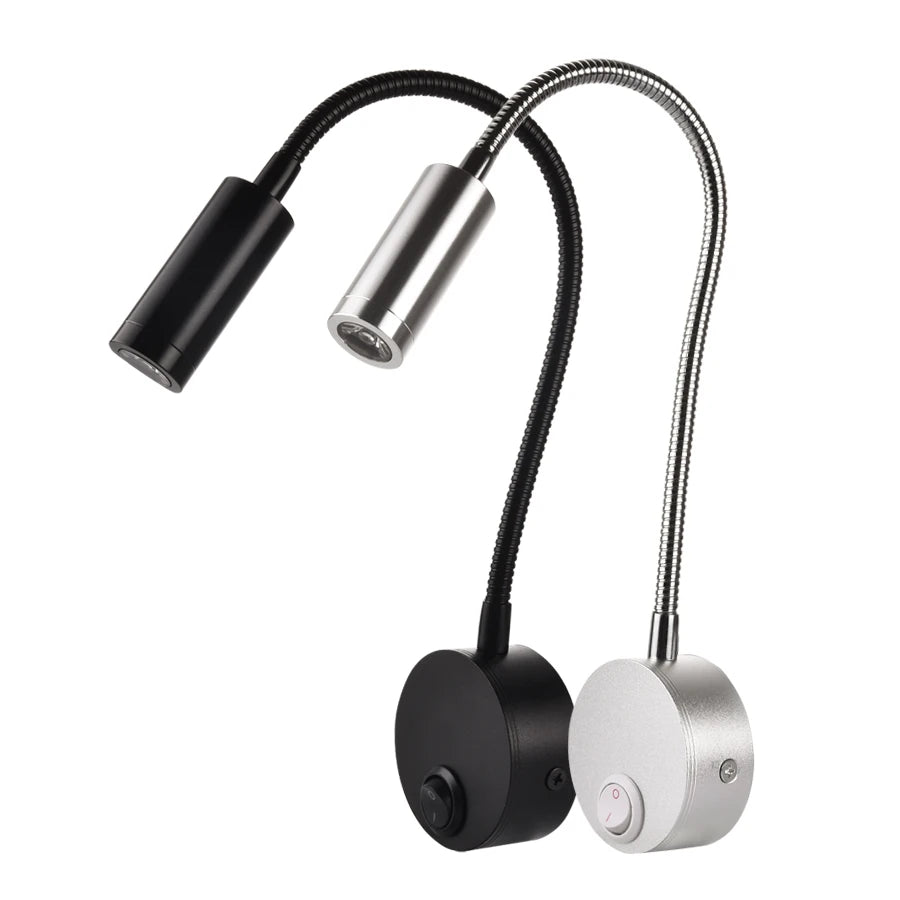 Adjustable Bedside Reading Swing Arm Lamp
