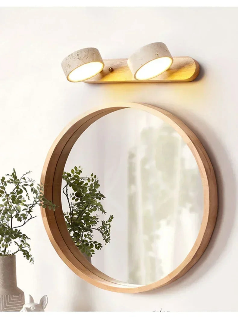 Travertine Spot Wall Light