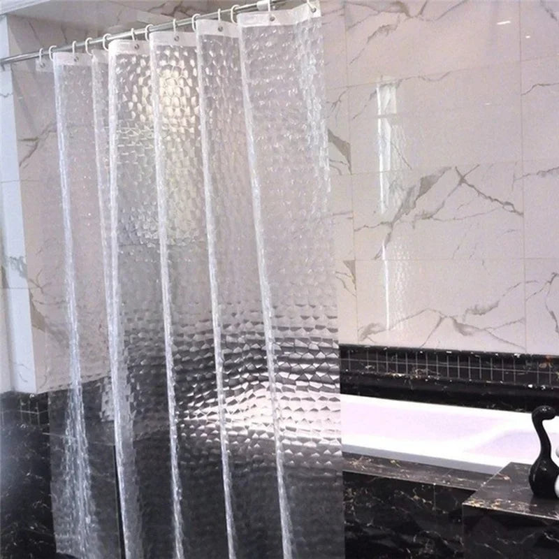 3D Water Cube Shower Curtain