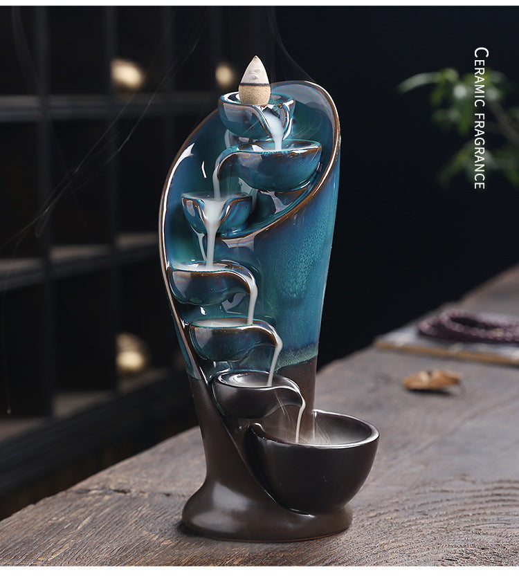 Handmade Torch Waterfall Incense Burner