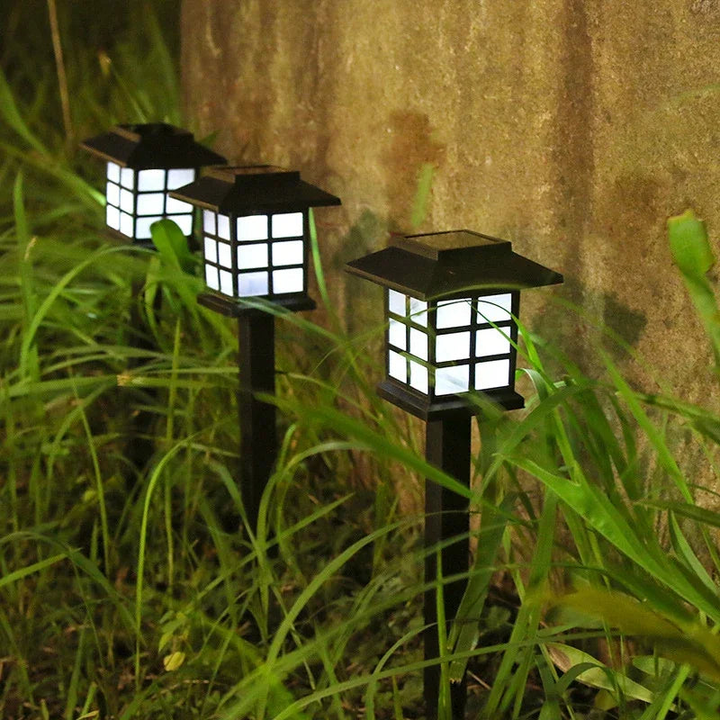 2 Pack Solar Pathway Light Outdoor Solar Lamp Waterproof Landscape
