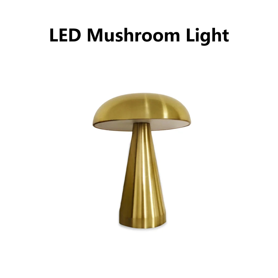 Retro Mushroom Touch Table Lamp
