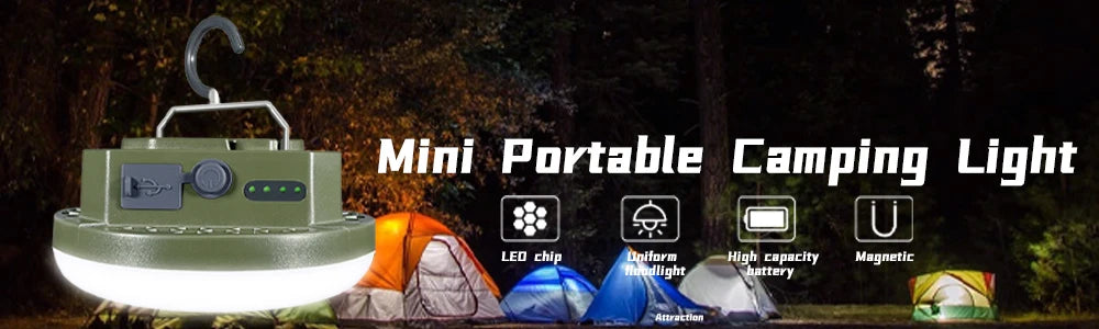 MOSLIGHTING 9900maH LED Outdoor Camping Light Rechargeable Tent Light