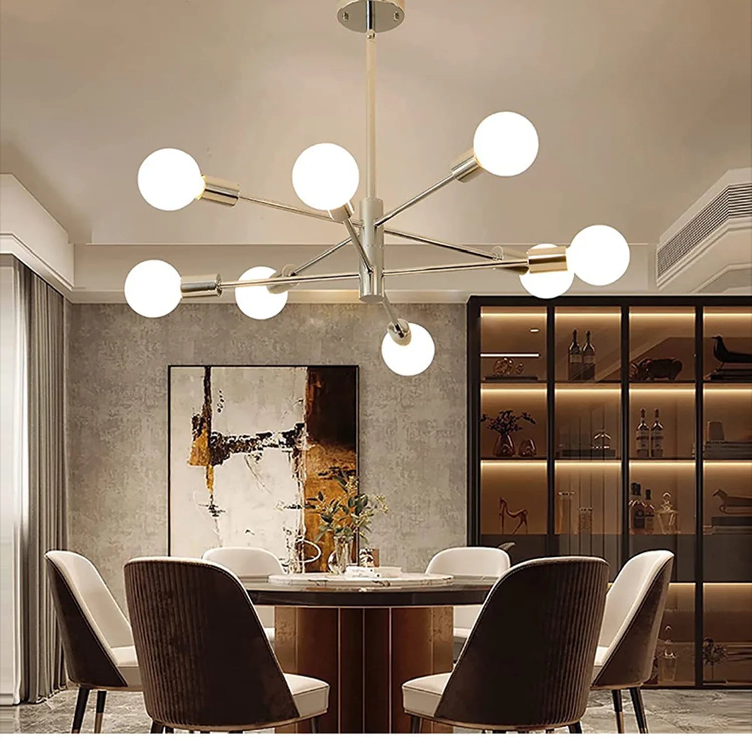Multi Head Living Room Chandelier