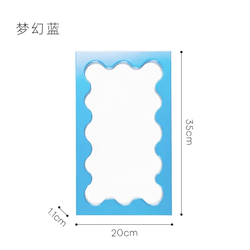 Rectangular Solid Wood Wall Mirror