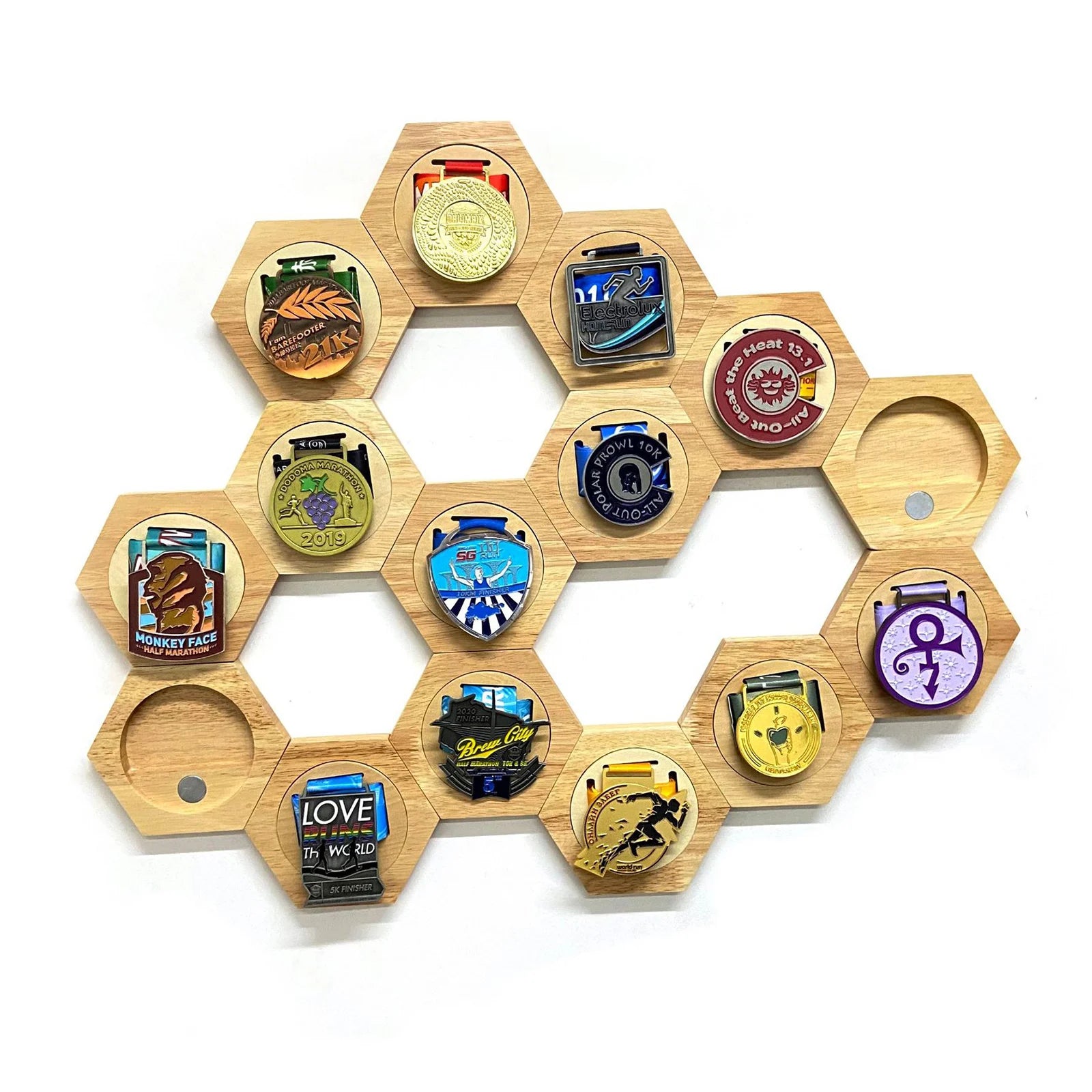 Hexagon Medal Display Rack