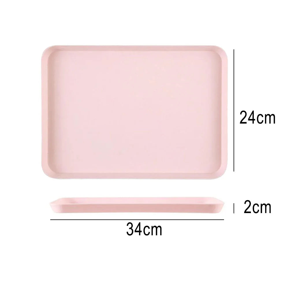 Rectangular Serving Tray Square Tray Anti Slip Scratch Resistant