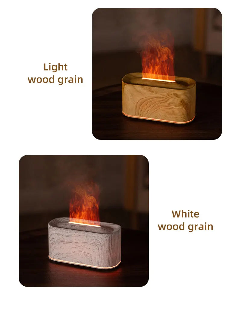 Aromatherapy Diffuser with Flame Effect, Essential Oil Diffuser
