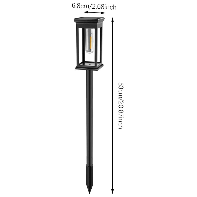 Solar Lantern Path Light Set of 2