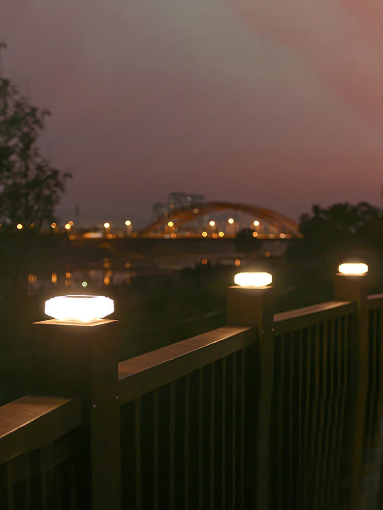 Solar Post Cap Light