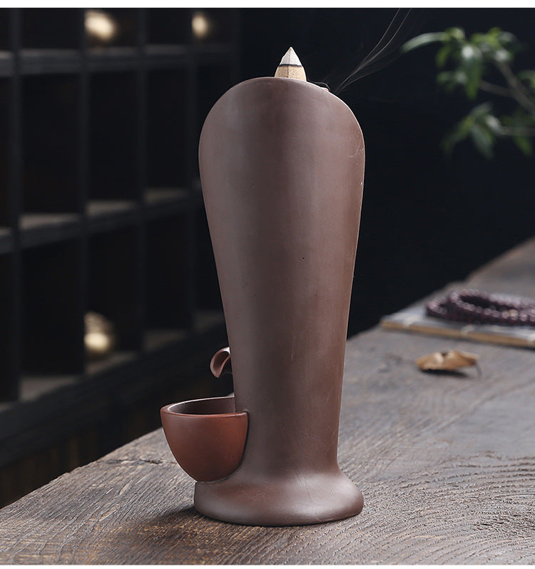 Handmade Torch Waterfall Incense Burner