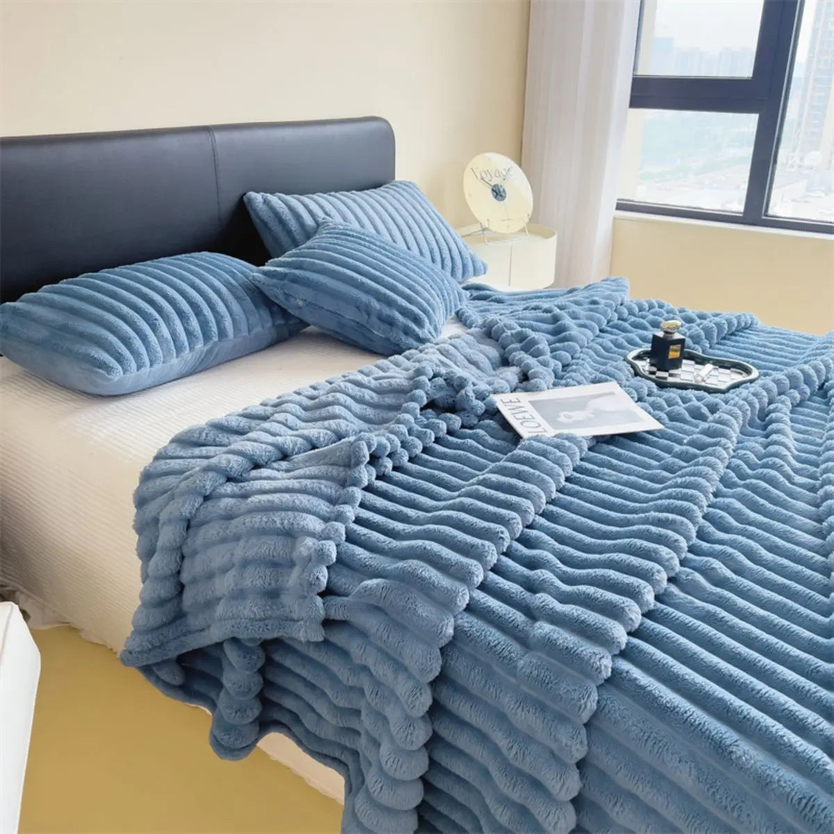 Striped Multipurpose Throw Blanket