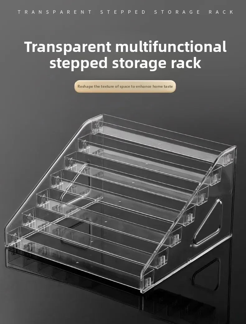Clear Acrylic Ladder Display Shelf
