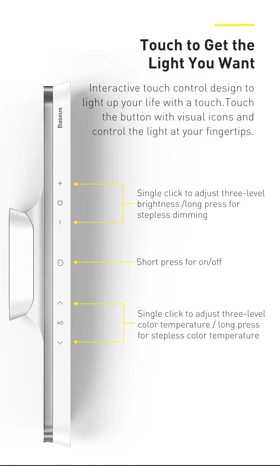 Baseus Magnetic Desk Light Bar