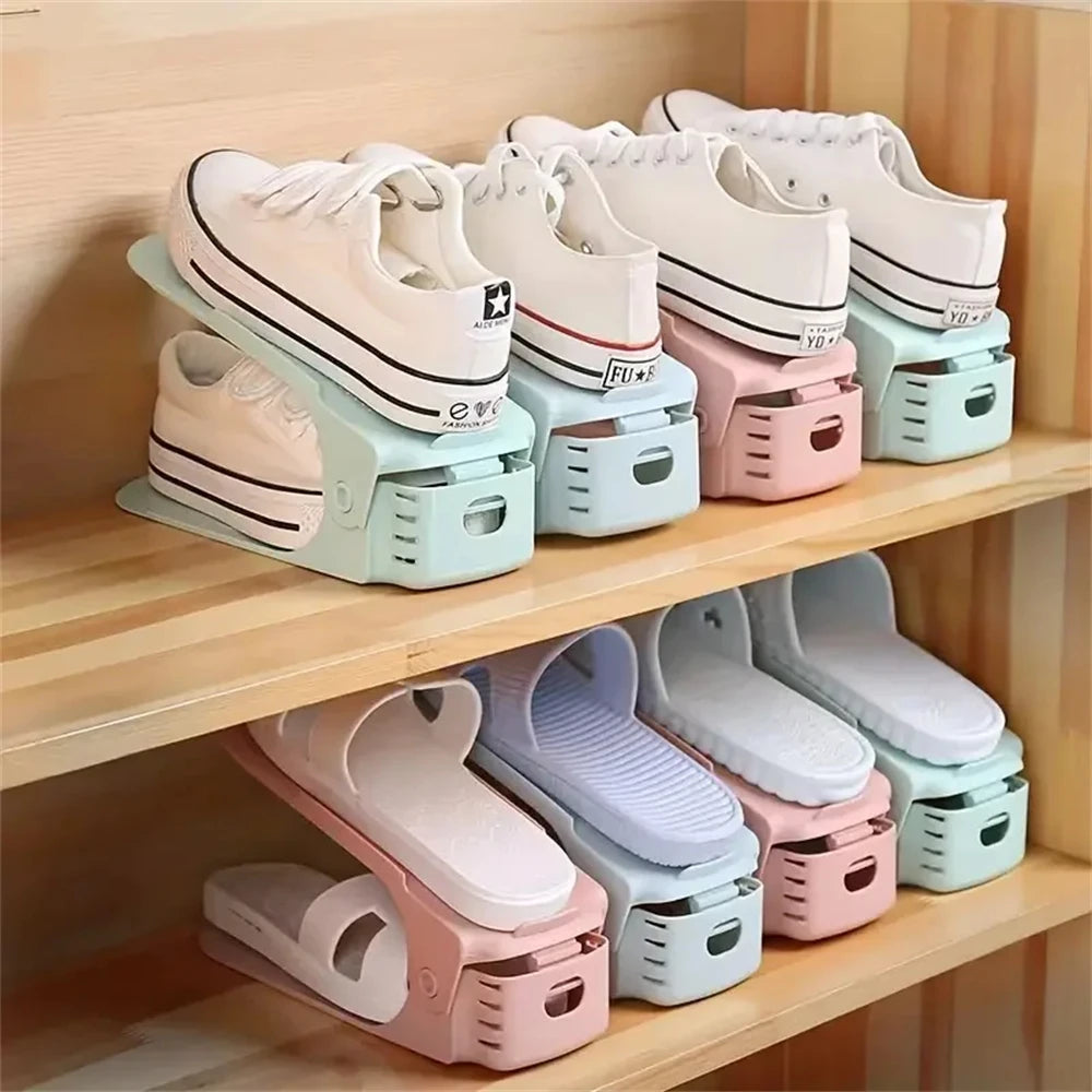 Adjustable Shoe Slot Organizers Set of 10