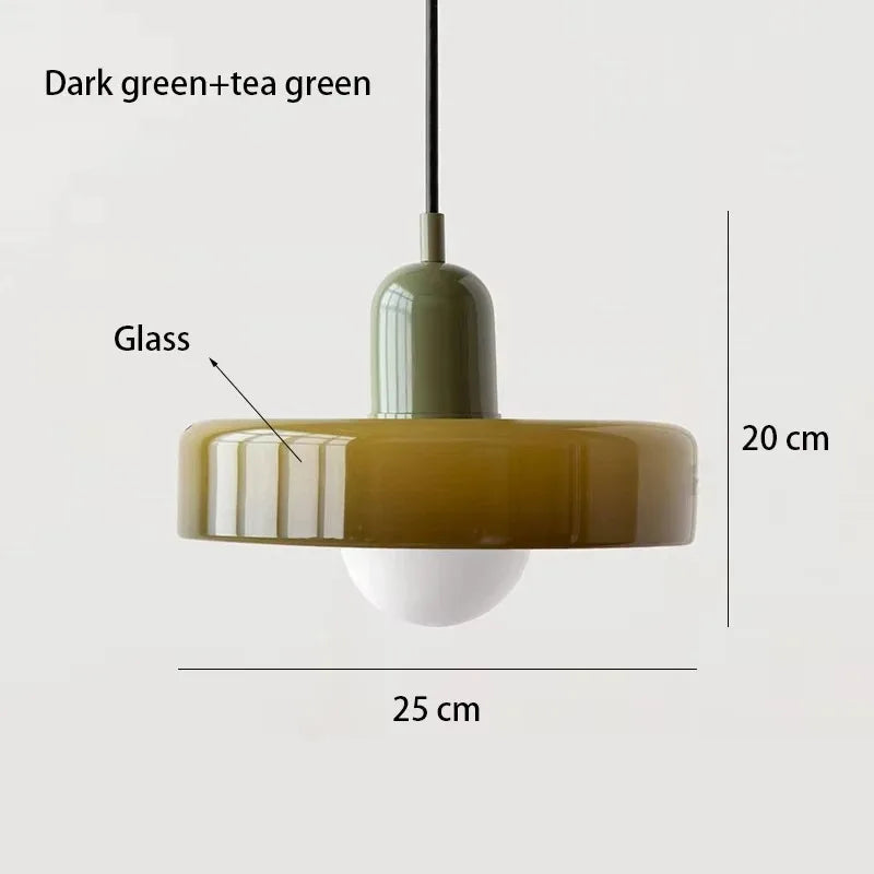 Nordic Retro Glass Pendant Light