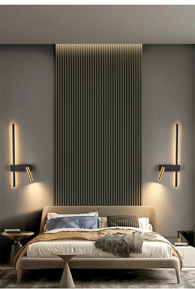 Wall lamp Nordic modern creative led simple living room sofa background